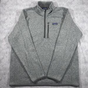 Patagonia 1/4 Zip Better Sweater Mens XXL Gray Fleece Jacket Outdoors 25522